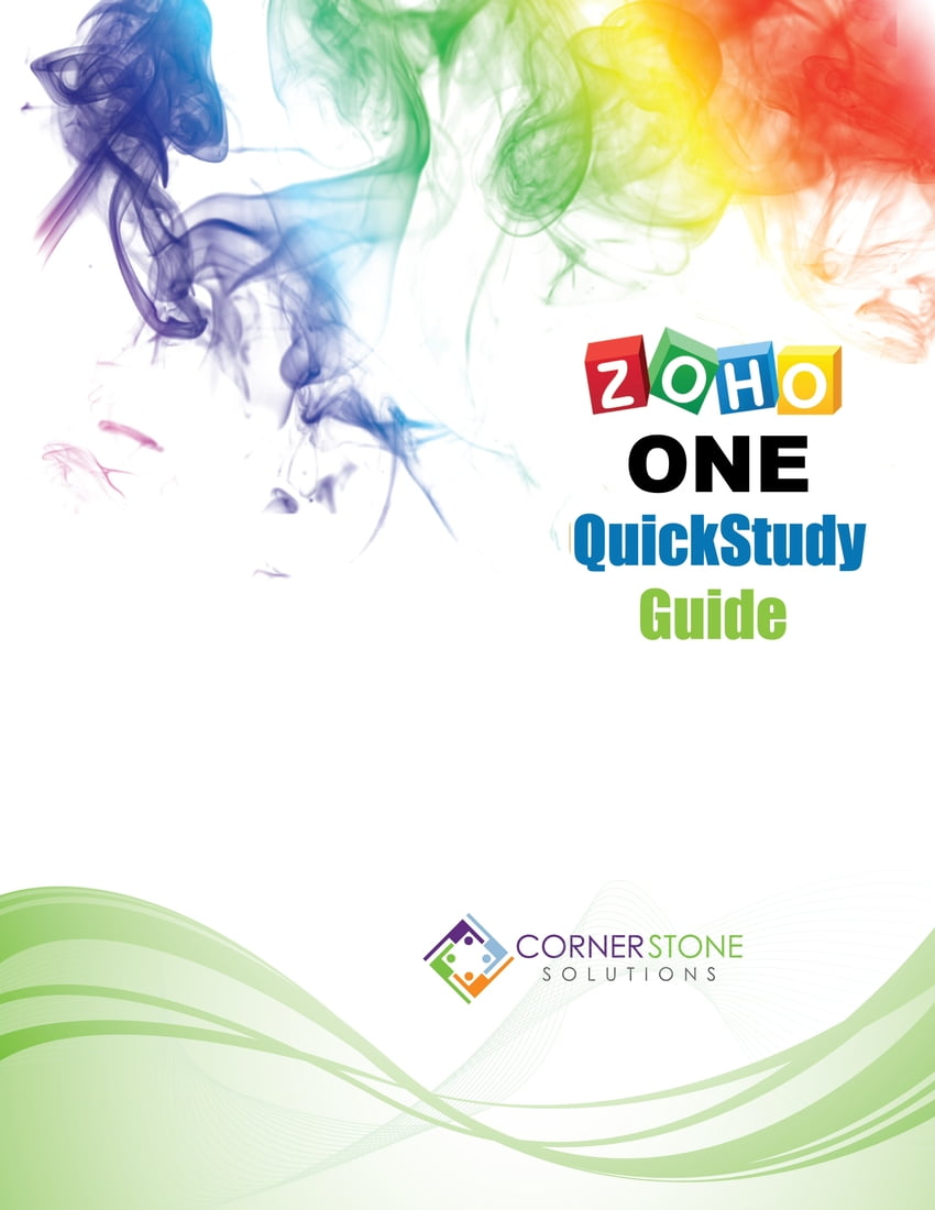 Zoho ONE QuickStudy Guide*